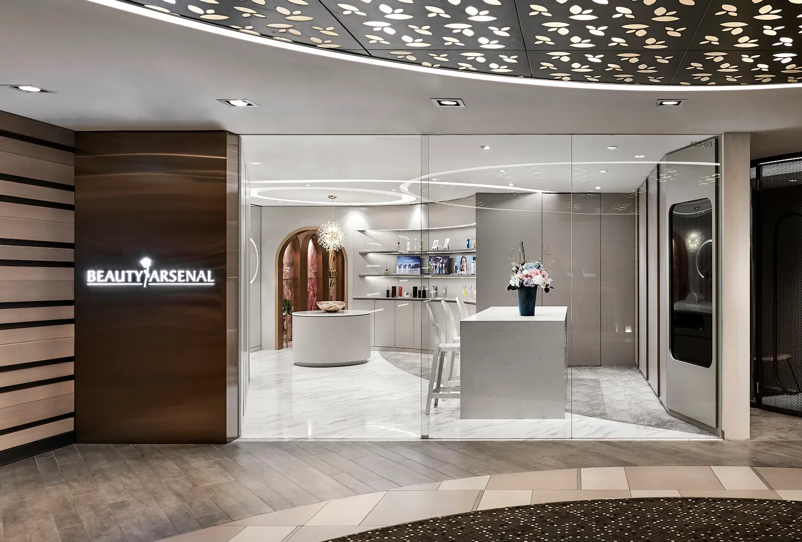 Beauty Arsenal — Commercial interior design by Collective Designs, Singapore